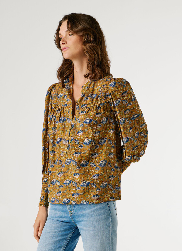 FLORAL PRINT BLOUSE