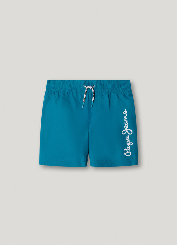 PRINTED LOGO SWIM SHORTS