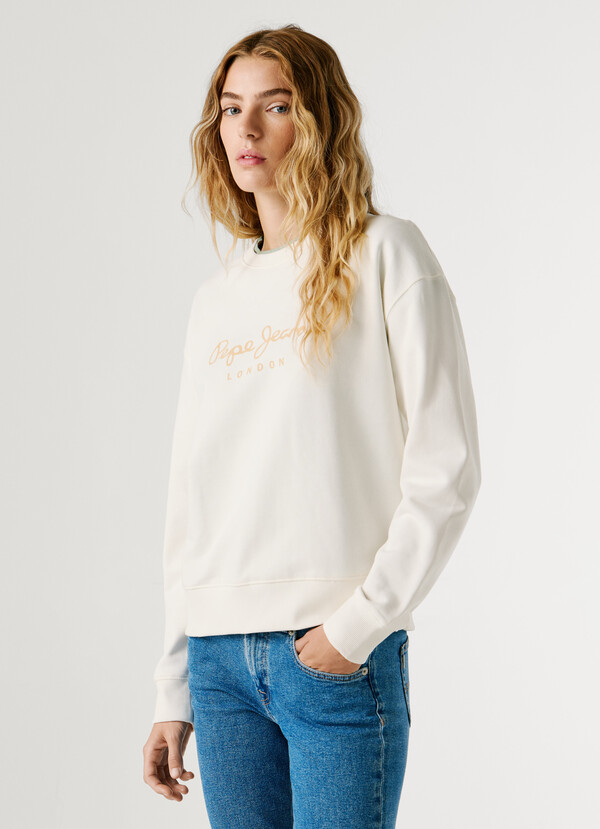 CREW NECK LOGO SWEATSHIRT