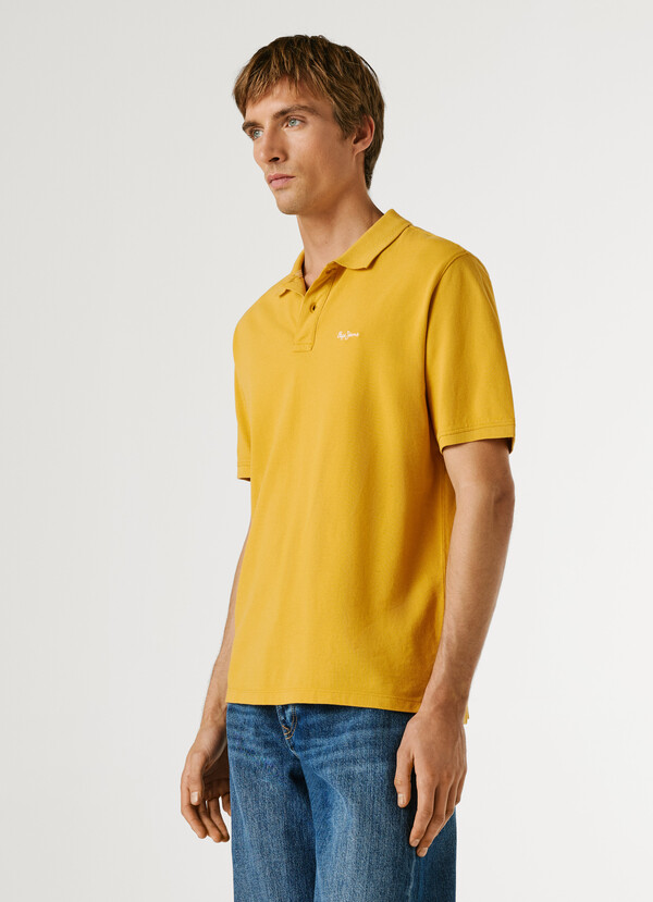 GARMENT DYED PIQUE POLO SHIRT