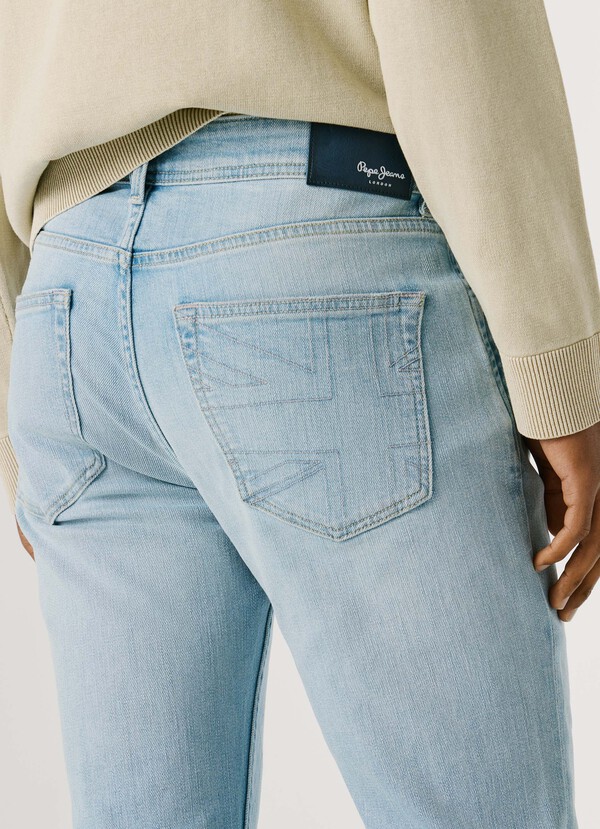 TAPER FIT MID-RISE JEANS - STANLEY