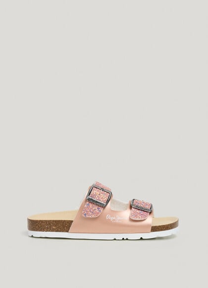SANDALS WITH GLITTER DETAILS