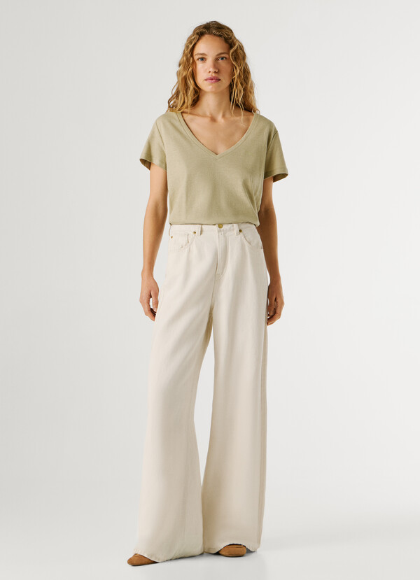 HIGH-RISE WIDE FIT JEANS - JAIMY