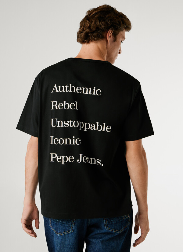 RELAXED FIT BACK PRINT T-SHIRT