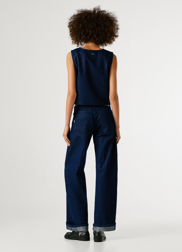 HIGH-RISE WIDE FIT JEANS - LINA