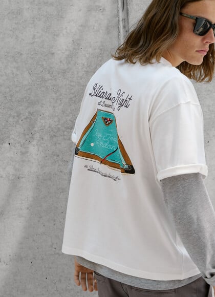BOXY FIT BACK PRINT T-SHIRT