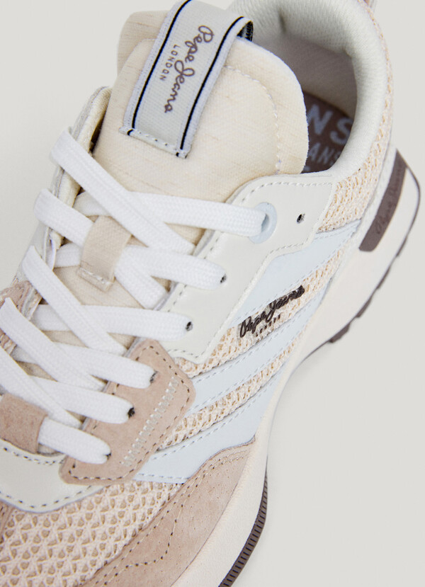 TRAINERS WITH KNIT FABRIC - LUCKY