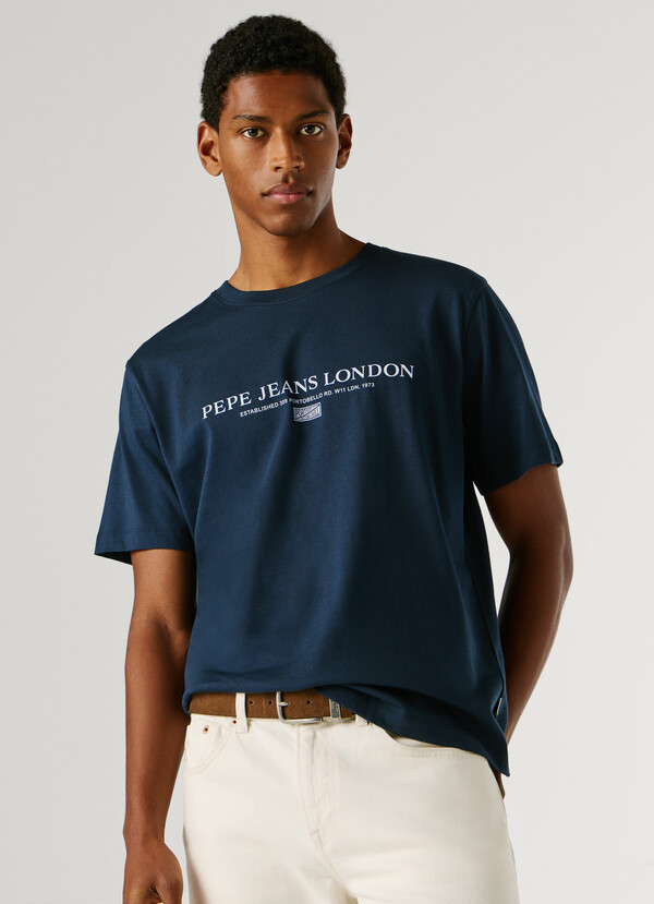 REGULAR FIT LOGO PRINT T-SHIRT