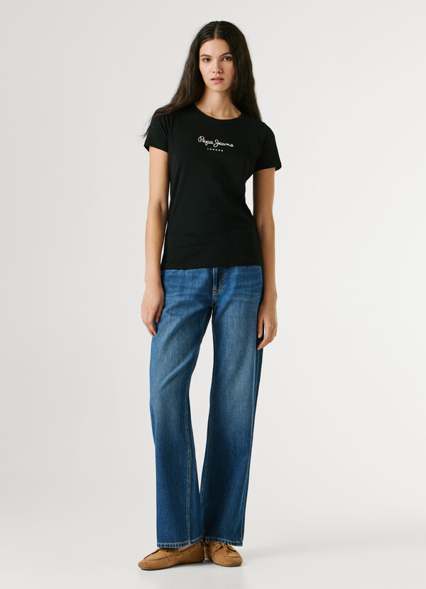 SLIM FIT LOGO PRINT T-SHIRT