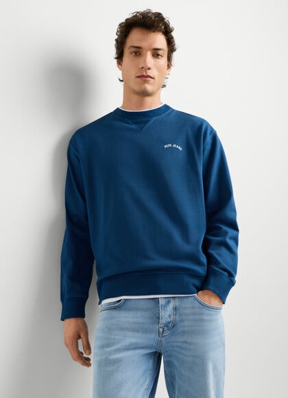 CREW NECK CASUAL FIT SWEATSHIRT