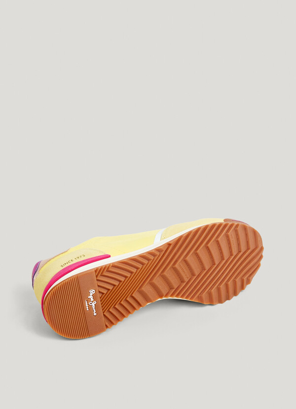 MARVIN - RETRO TRAINERS WITH SUEDE DETAILS 