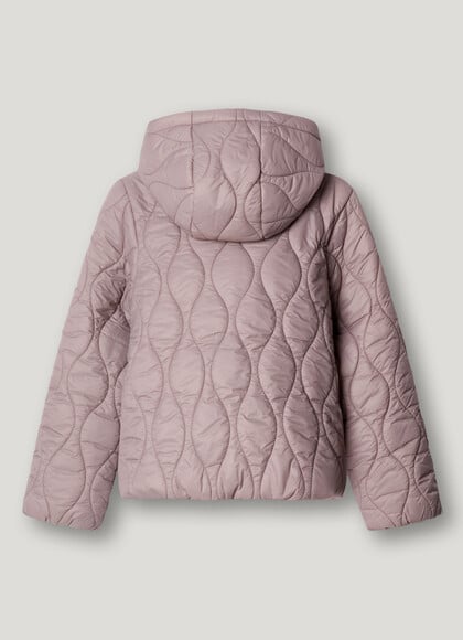 QUILTED PUFFER JACKET WITH HOOD