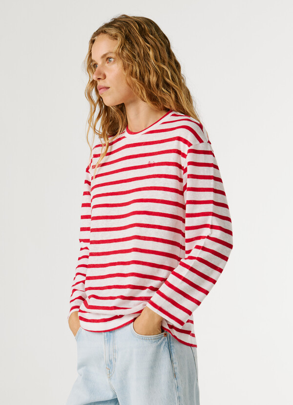 LONG SLEEVE STRIPED T-SHIRT