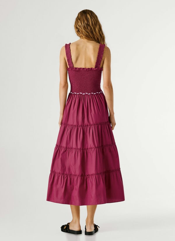 POPLIN MAXI DRESS