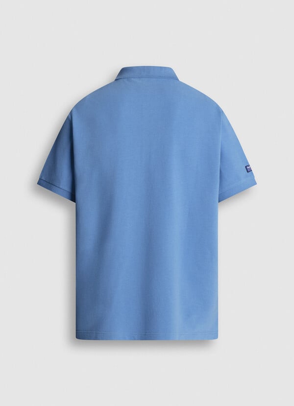 RELAXED FIT PIQU&Eacute; POLO