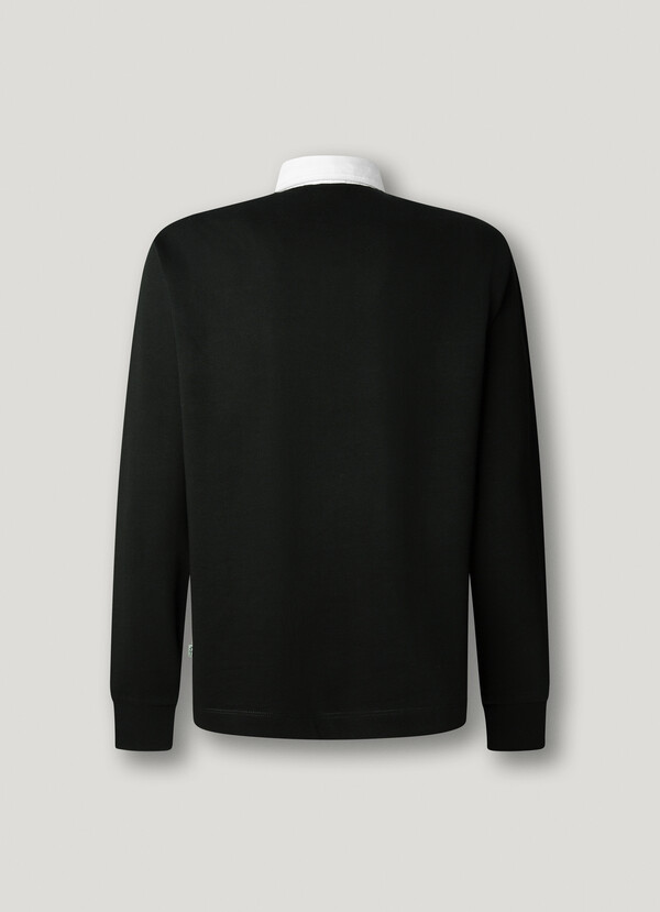 PRINTED LOGO RUGBY POLO