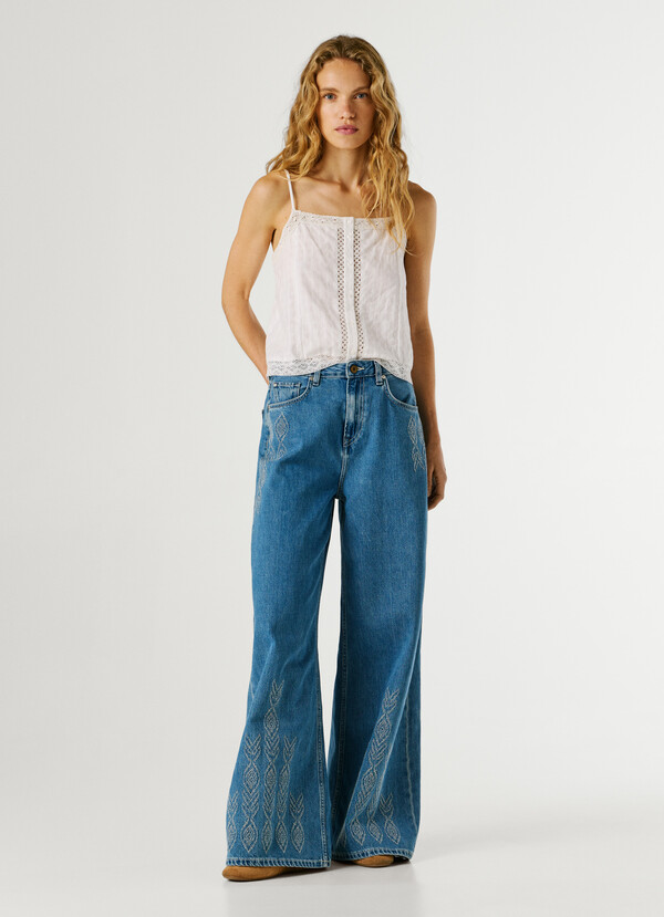 JAIMY- HIGH-RISE WIDE FIT JEANS 