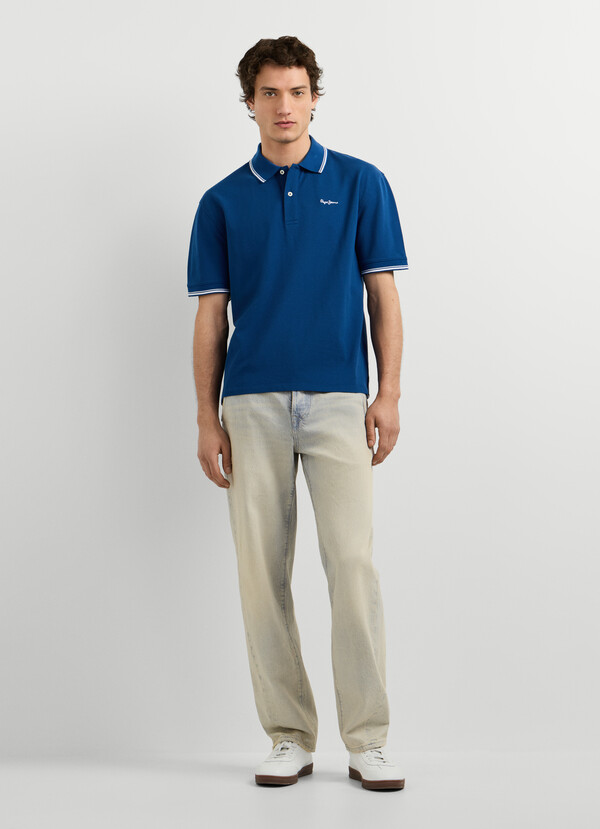REGULAR FIT PIQU&Eacute; POLO