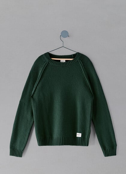 REGULAR FIT CREW NECK KNIT JUMPER