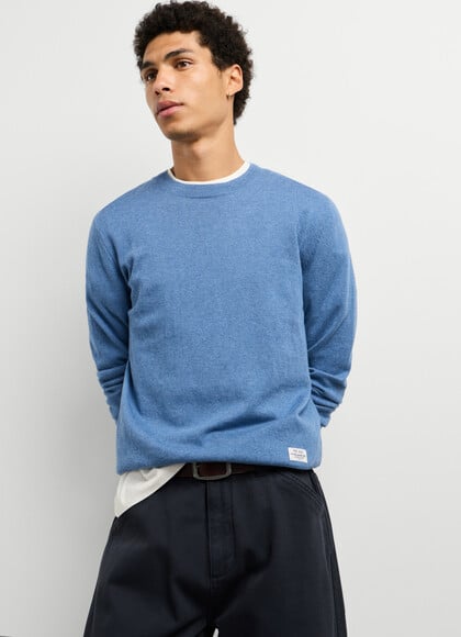 REGULAR FIT CREW NECK KNIT JUMPER