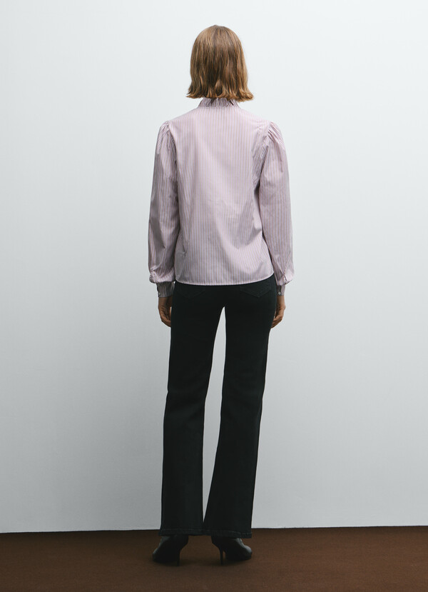 RUFFLES POPLIN BLOUSE