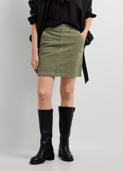 SUEDE MINI SKIRT