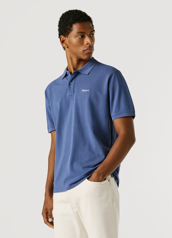 GARMENT DYED PIQUE POLO SHIRT