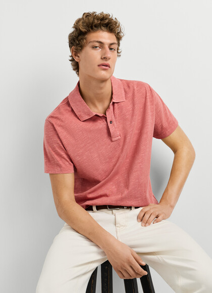 GARMENT DYED REGULAR FIT POLO