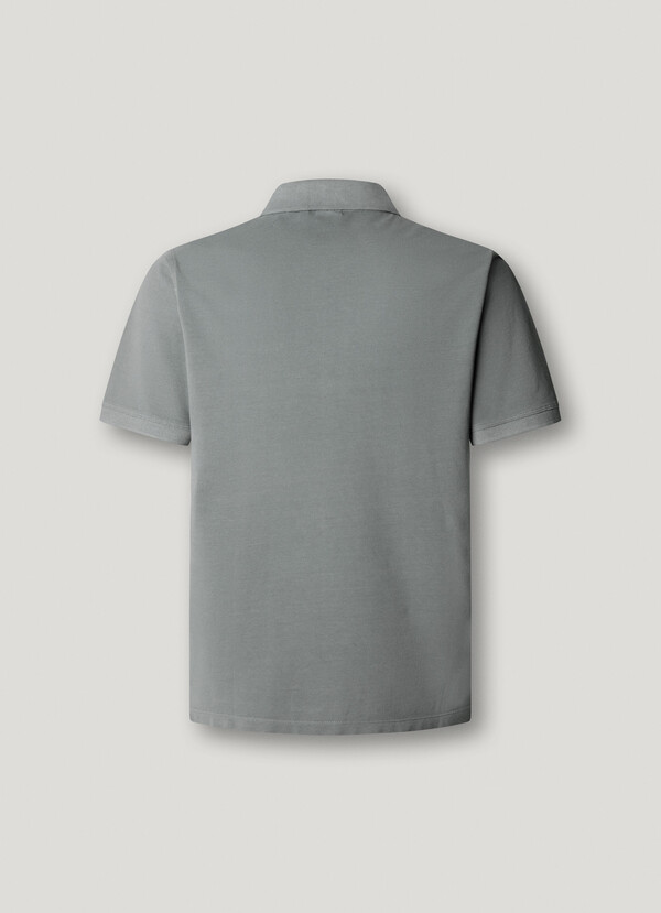 GARMENT DYED PIQUE POLO SHIRT