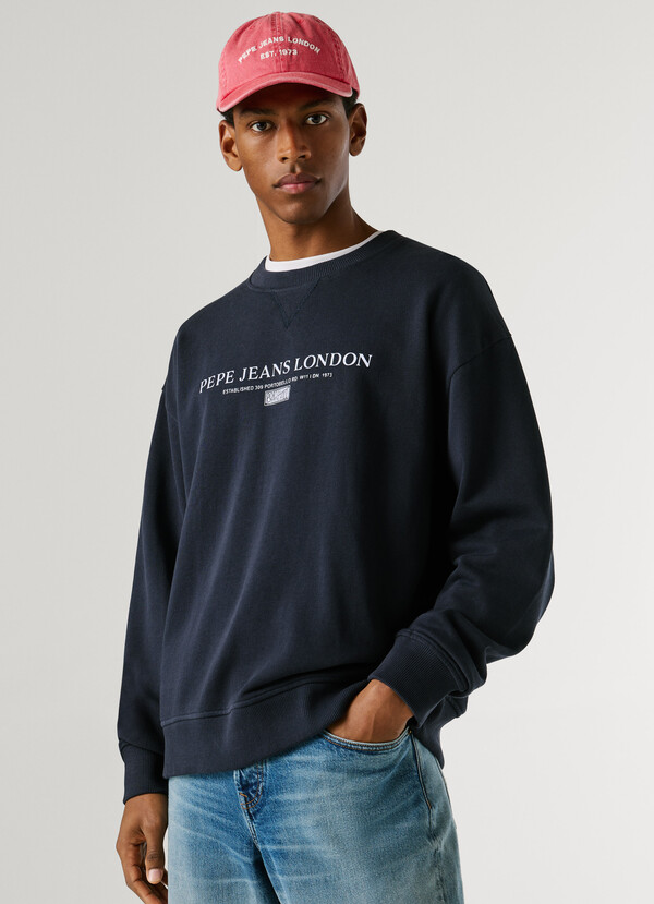 CREW NECK LOGO SWEATSHIRT