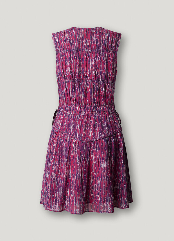 ABSTRACT PRINT MINI DRESS