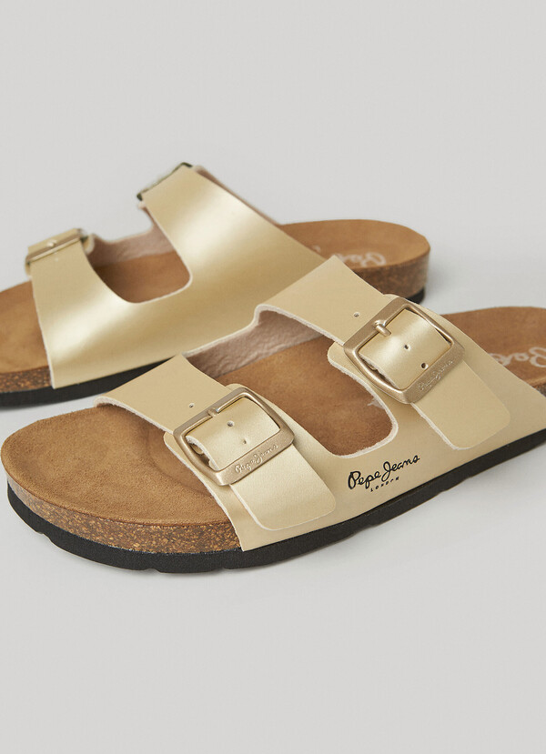 SANDALS WITH DOUBLE BUCKLE