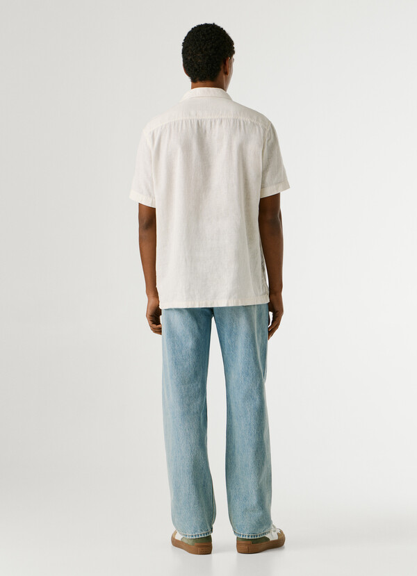 SHIRT WITH CUBAN COLLAR