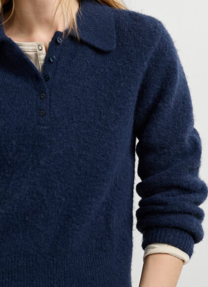 POLO COLLAR KNIT JUMPER