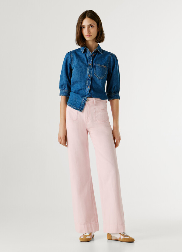 HIGH-RISE STRAIGHT FIT JEANS - LEXA