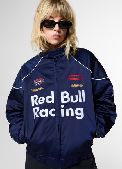HIGH COLLAR JACKET WITH LOGO
