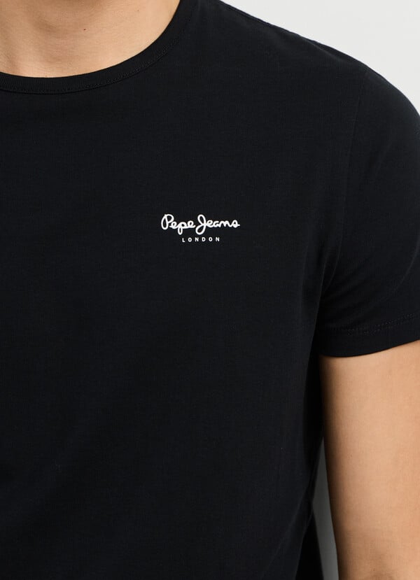 SLIM FIT LOGO PRINT T-SHIRT