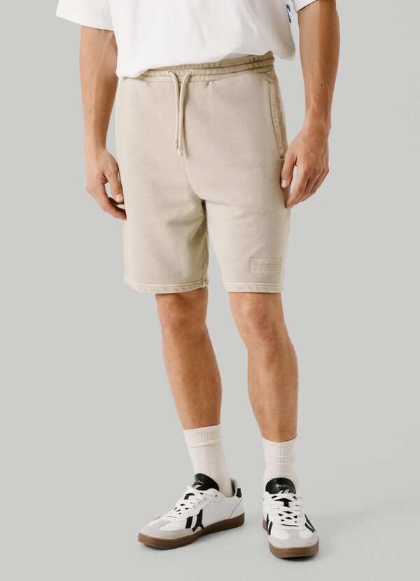 RELAXED FIT FLEECE BERMUDA SHORTS