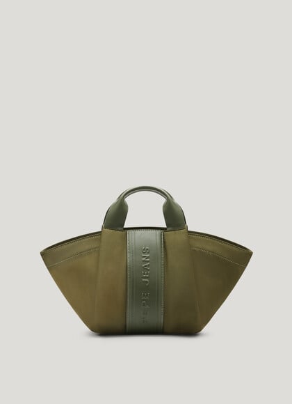 ZIP CLOSURE SHOPPER BAG