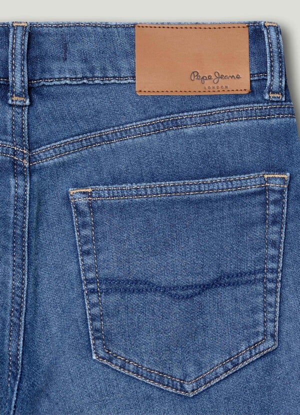 CASHED - STRAIGHT FIT MID-RISE JEANS