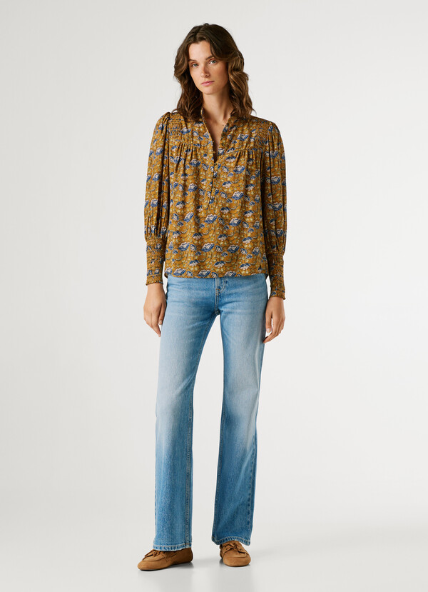 FLORAL PRINT BLOUSE