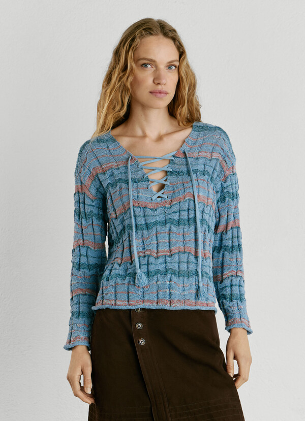 V-NECK KNIT JUMPER