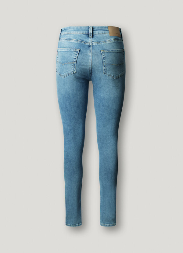 MID-RISE SKINNY FIT JEANS - REGENT