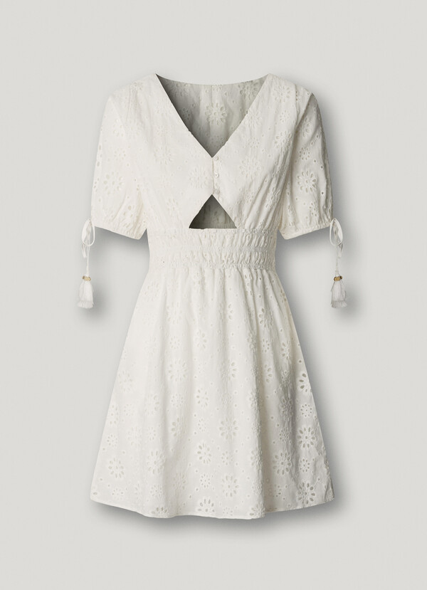 OPENWORK DETAIL MINI DRESS