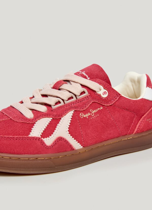 BALL - RETRO SUEDE TRAINERS 
