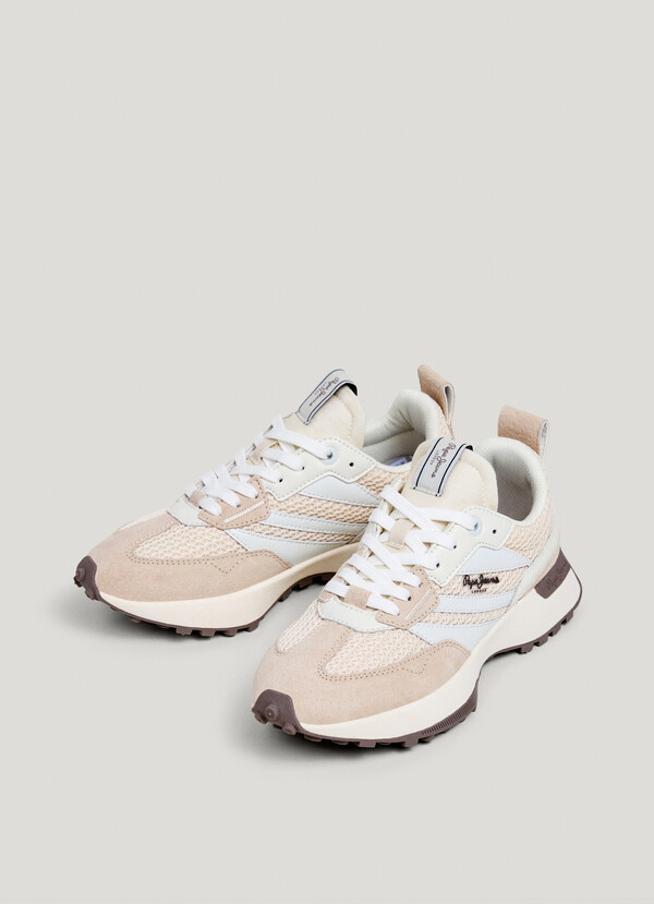 TRAINERS WITH KNIT FABRIC - LUCKY