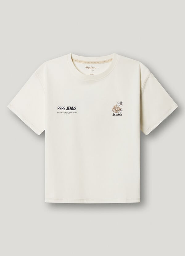 RELAXED FIT BACK PRINT T-SHIRT