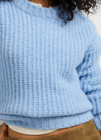 CREW NECK KNIT JUMPER