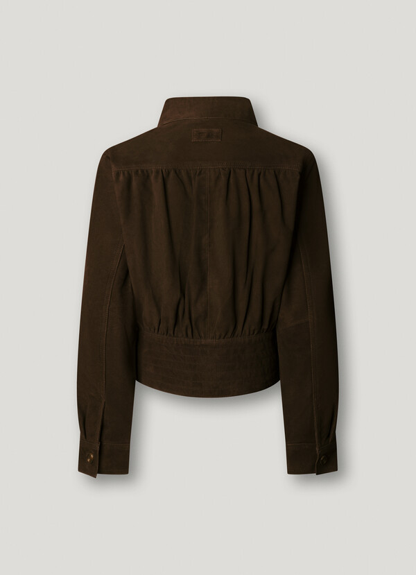 SUEDE BOMBER JACKET