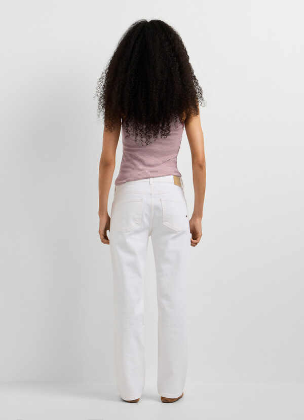MID-RISE STRAIGHT FIT JEANS - ARROW